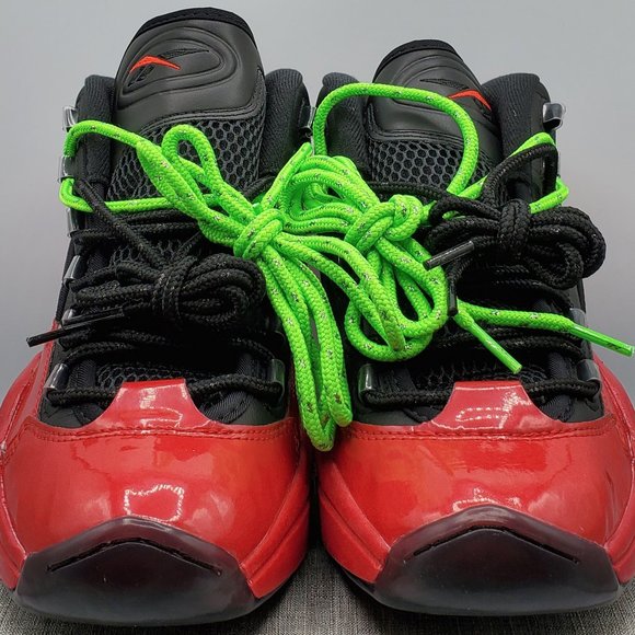 Reebok Question Mid Iverson Men's Size 9.5 W/Laces Black/Red G57551 New - Picture 5 of 9